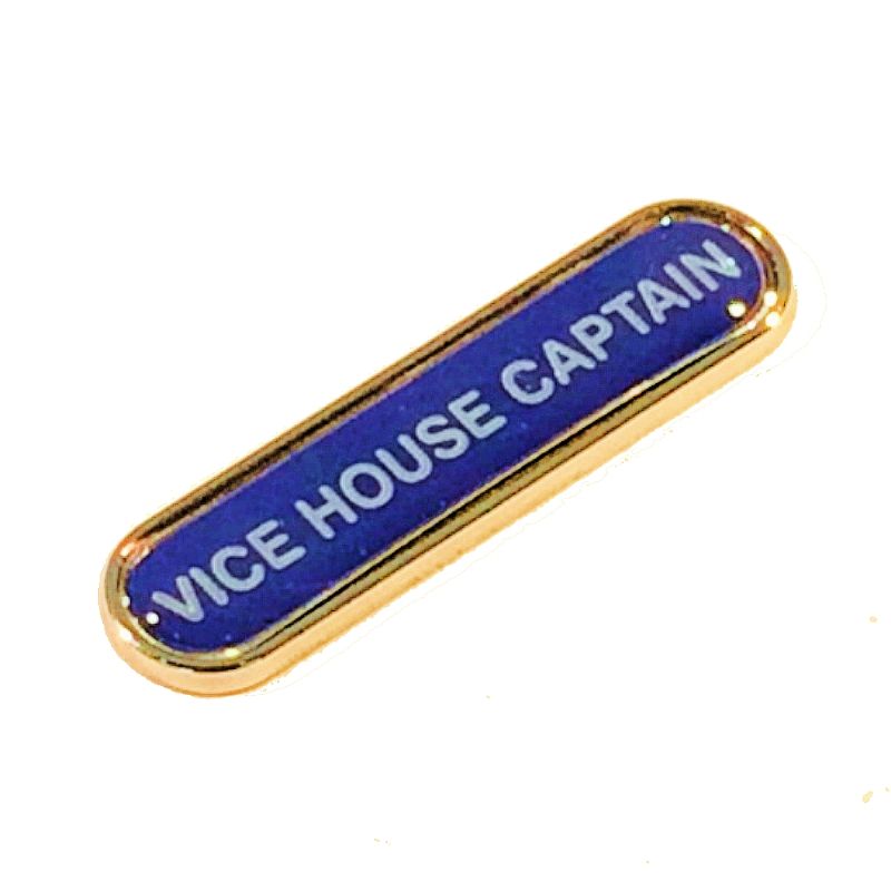 VICE HOUSE CAPTAIN bar badge